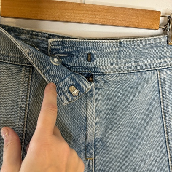 Vintage Y2K Gap Jeans Cotton Denim A Line Skirt - Picture 5 of 7